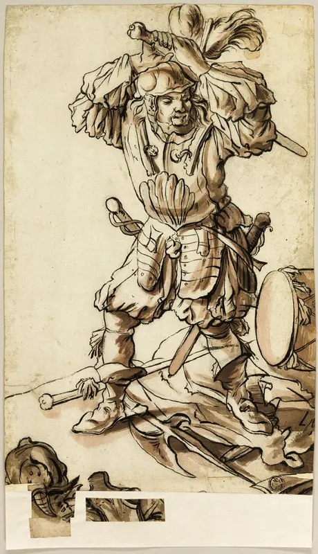 A Landsknecht Wall Art by Peter Paul Rubens - High-Resolution Digital Print