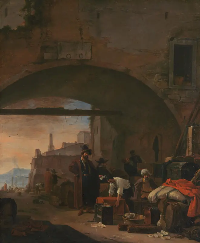 A Levantine Harbour City Wall Art by Unknown - High-Resolution Digital Print