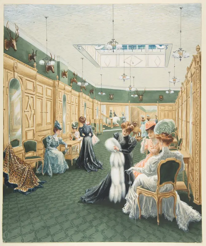 A London Furrier Wall Art by Anonymous, French, 19th century - High-Resolution Digital Print