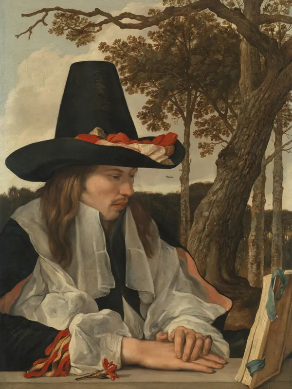 A Man Reading Wall Art by anonymous - High-Resolution Digital Print