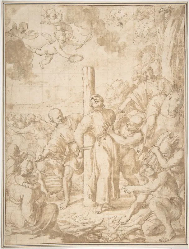 A Martyrdom Wall Art by Serafino Brizzi - High-Resolution Digital Print