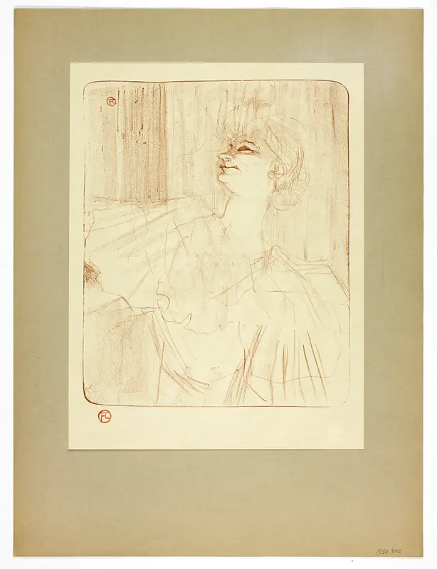 À Menilmontant by Bruant, plate four from Yvette Guilbert