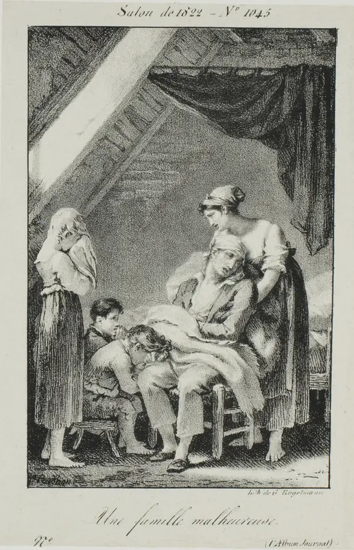 A Miserable Family Wall Art by Pierre Paul Prud'hon - High-Resolution Digital Print