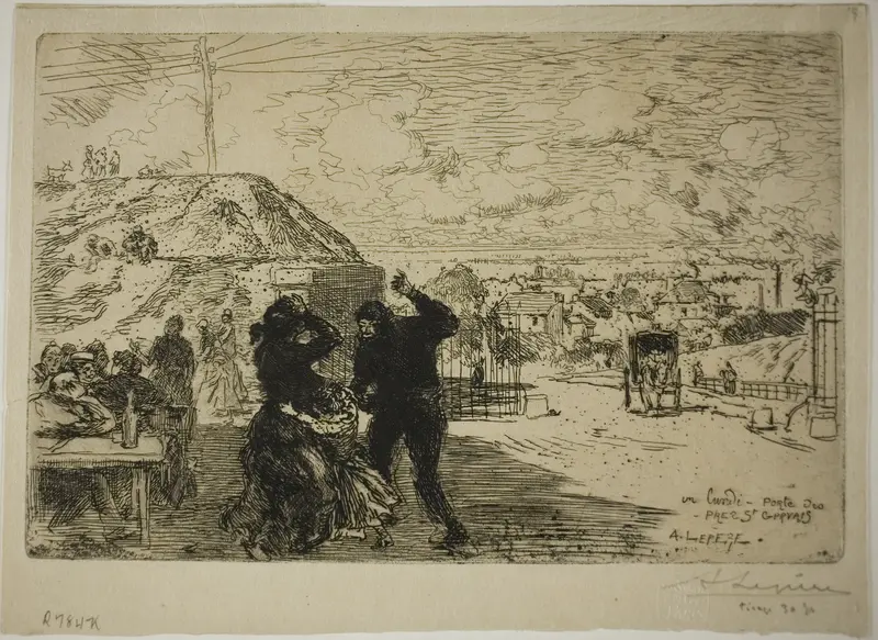A Monday, Entry into Prés-Saint-Gervais