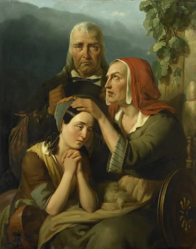 'A Mother's Blessing' Wall Art by Moritz Calisch - High-Resolution Digital Print