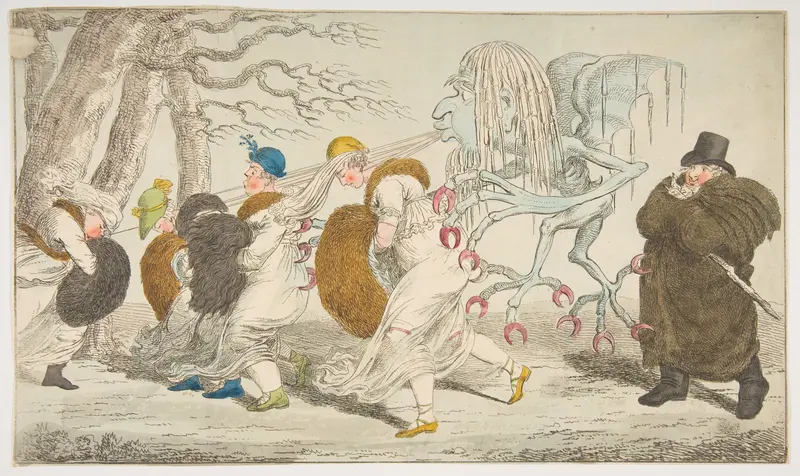 A Naked Truth, or Nipping Frost Wall Art by Charles Williams - High-Resolution Digital Print