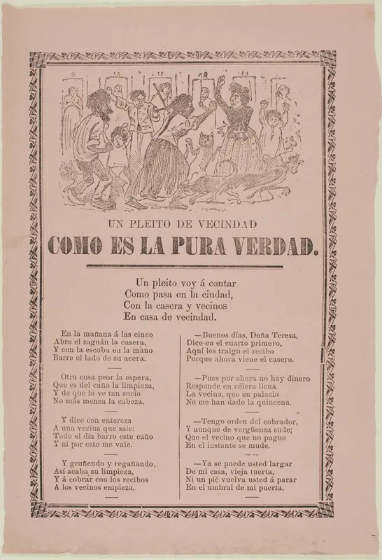 A Neighborhood Dispute Wall Art by José Guadalupe Posada - High-Resolution Digital Print
