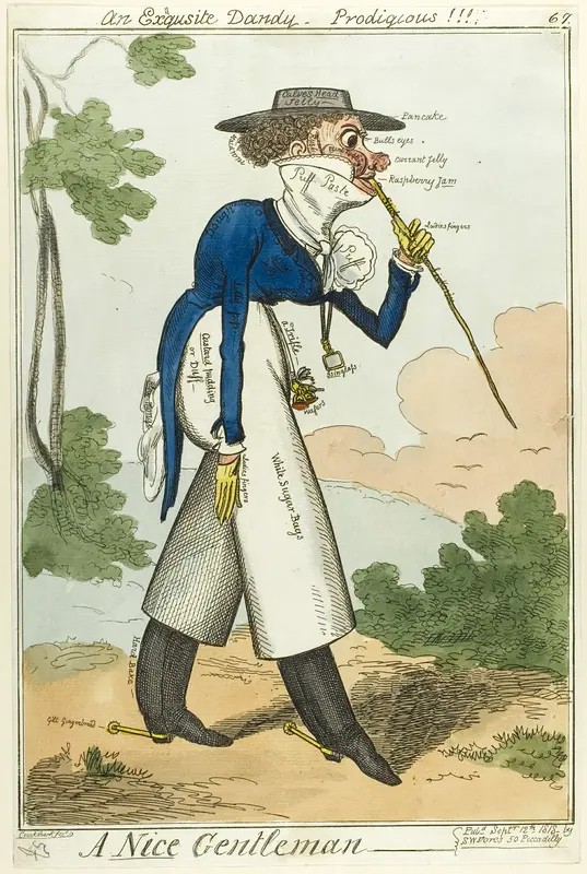 A Nice Gentleman Wall Art by Isaac Robert Cruikshank - High-Resolution Digital Print