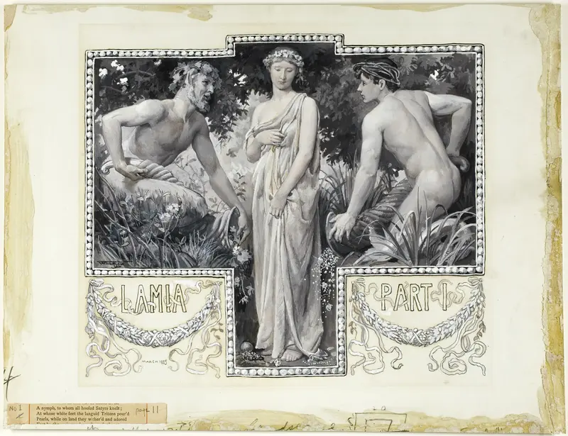 A Nymph, To Whom All Hoofed Satyrs Knelt Head-peice, Part 1