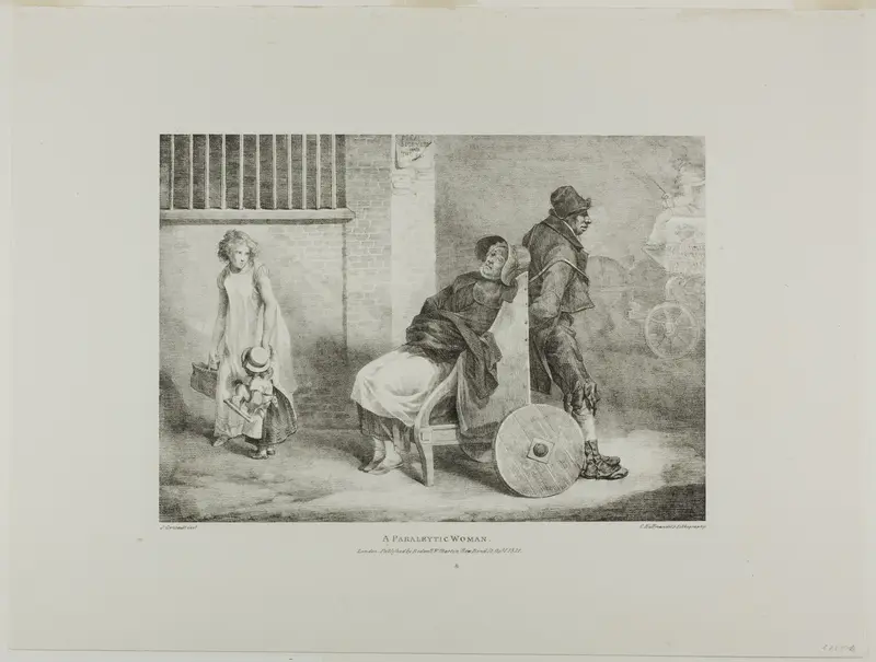 A Paraleytic Woman, plate 9 from Various Subjects Drawn from Life and on Stone (The English Suite)