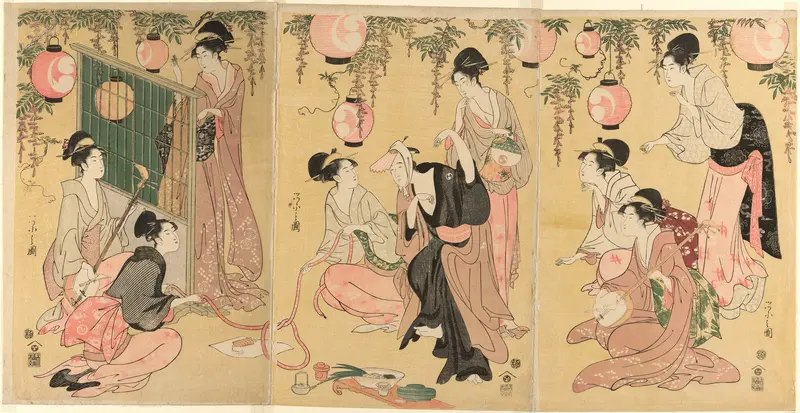 A Parody of Yuranosuke in the Pleasure Quarters (Mitate Yuranosuke yukyo)