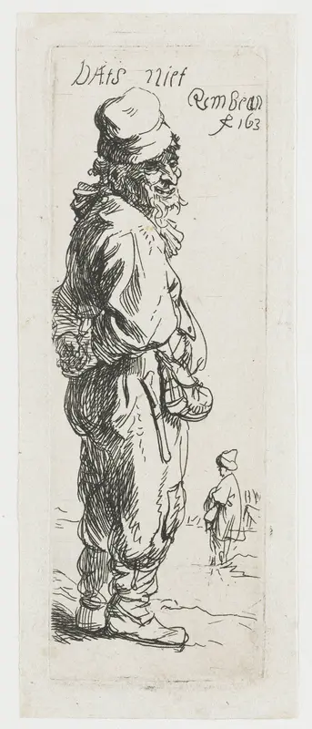 A Peasant Replying ‘dats niet’ (Call that Cold?) Wall Art by Unknown - High-Resolution Digital Print