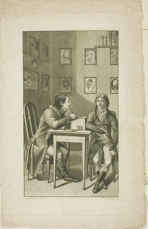 A Physionotrace Portraitist