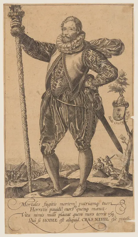 A Pike-Man Turned to Left Wall Art by Unknown - High-Resolution Digital Print