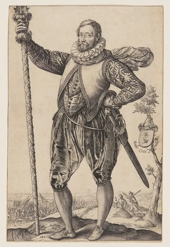 A Pike-Man Turned to Left