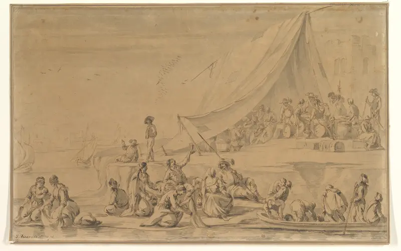 A Pirate's Camp Wall Art by Anonymous, Italian, 17th century - High-Resolution Digital Print