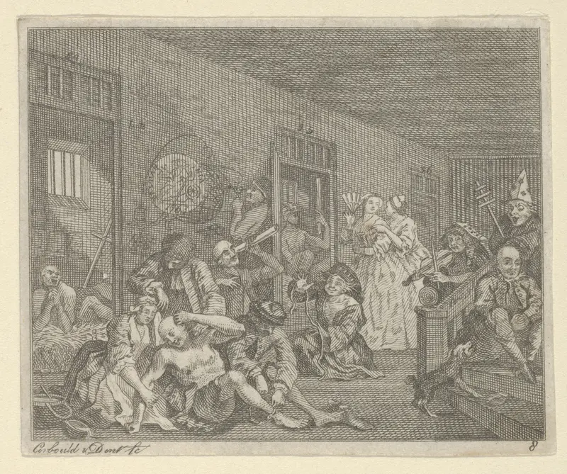A Rake's Progress, Plate 8 Wall Art by Dent - High-Resolution Digital Print