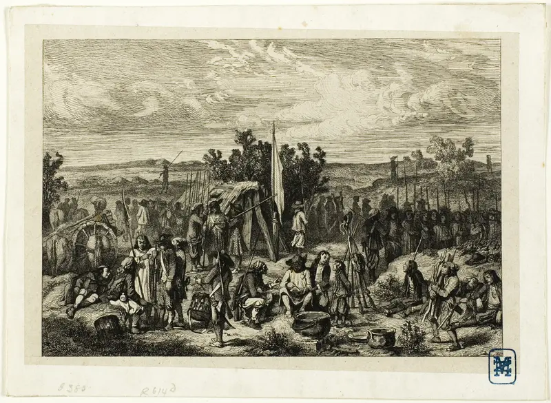 A Royalist Encampment