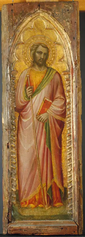 A Saint, Possibly James the Greater Wall Art by Spinello Aretino (Spinello di Luca Spinelli) - High-Resolution Digital Print