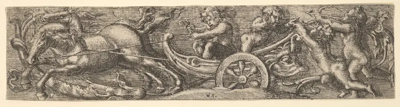 A scallop shell chariot Wall Art by William Carter - High-Resolution Digital Print