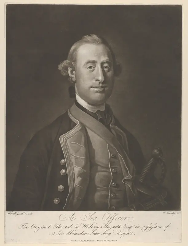 A Sea Officer Wall Art by Charles Townley - High-Resolution Digital Print