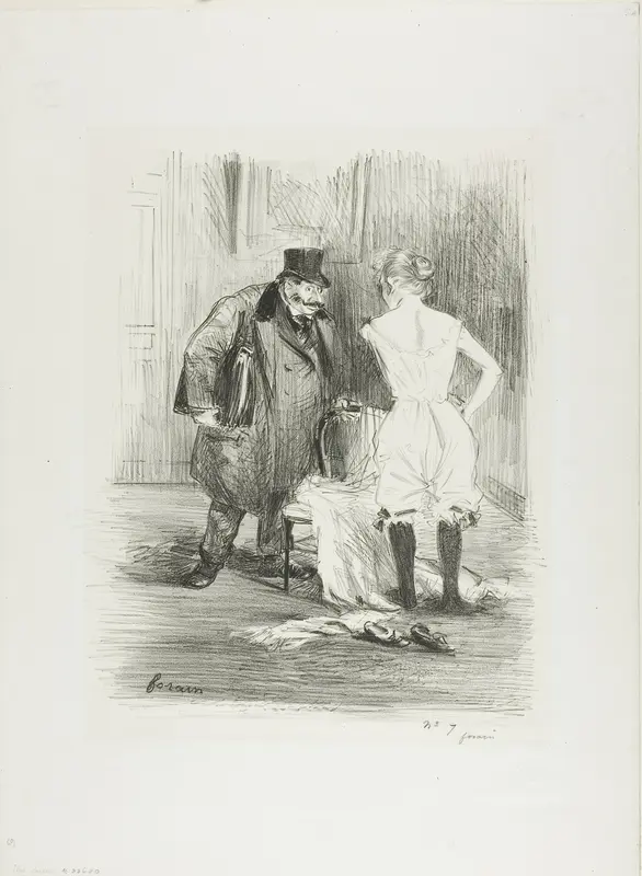 A Seizure Wall Art by Jean Louis Forain - High-Resolution Digital Print