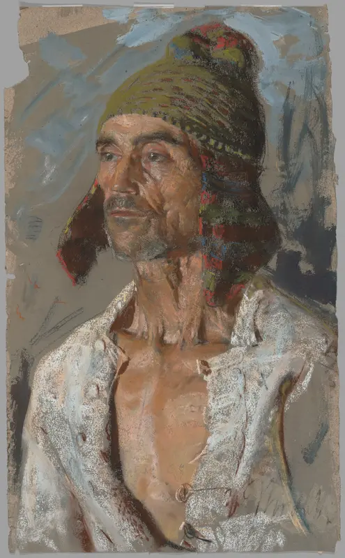 A Shepherd (Study for “Il Voto”) (recto); Woman Holding a Baby (Study for “Il Voto”) (verso)