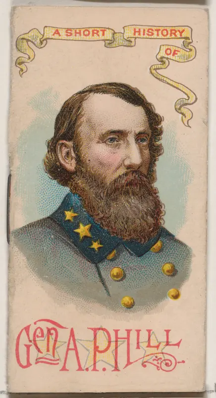 A Short History of General Ambrose Powell Hill, from the Histories of Generals series of booklets (N78) for Duke brand cigarettes Wall Art by W. Duke, Sons & Co. - High-Resolution Digital Print