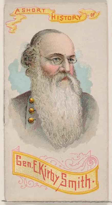 A Short History of General Edmund Kirby Smith, from the Histories of Generals series of booklets (N78) for Duke brand cigarettes Wall Art by W. Duke, Sons & Co. - High-Resolution Digital Print