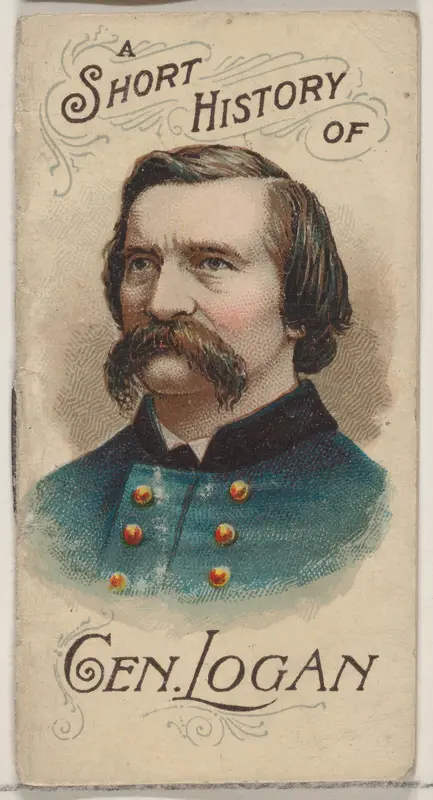 A Short History of General John A. Logan, from the Histories of Generals series of booklets (N78) for Duke brand cigarettes Wall Art by W. Duke, Sons & Co. - High-Resolution Digital Print