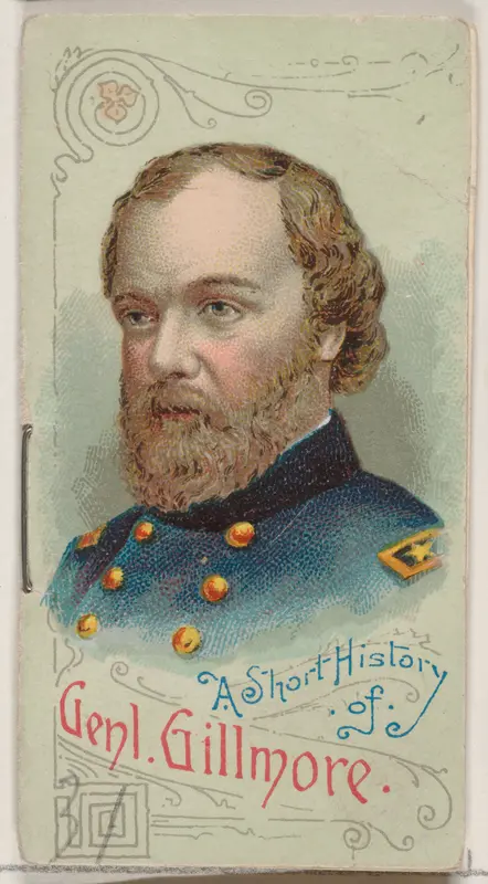 A Short History of General Quincy Adams Gilmore, from the Histories of Generals series of booklets (N78) for Duke brand cigarettes Wall Art by W. Duke, Sons & Co. - High-Resolution Digital Print