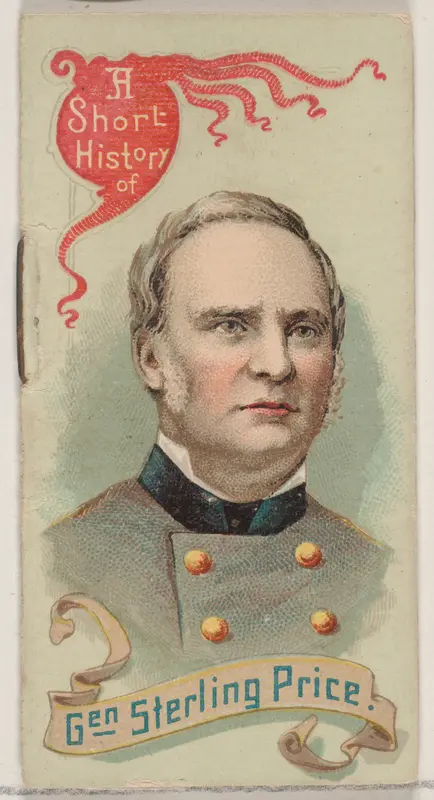 A Short History of General Sterling Price, from the Histories of Generals series of booklets (N78) for Duke brand cigarettes Wall Art by W. Duke, Sons & Co. - High-Resolution Digital Print
