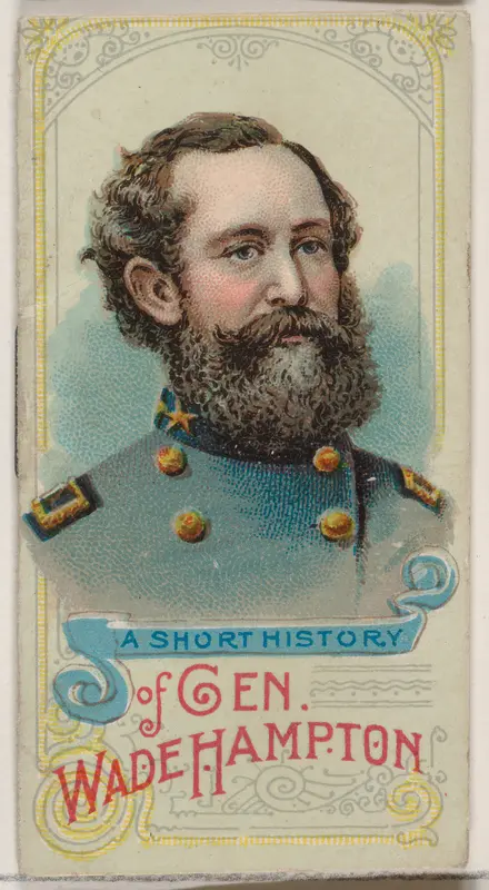 A Short History of General Wade Hampton, from the Histories of Generals series of booklets (N78) for Duke brand cigarettes Wall Art by W. Duke, Sons & Co. - High-Resolution Digital Print