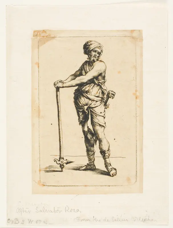 A Soldier Standing, Full Face