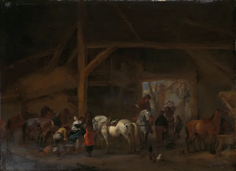 A Stable Wall Art by Unknown - High-Resolution Digital Print