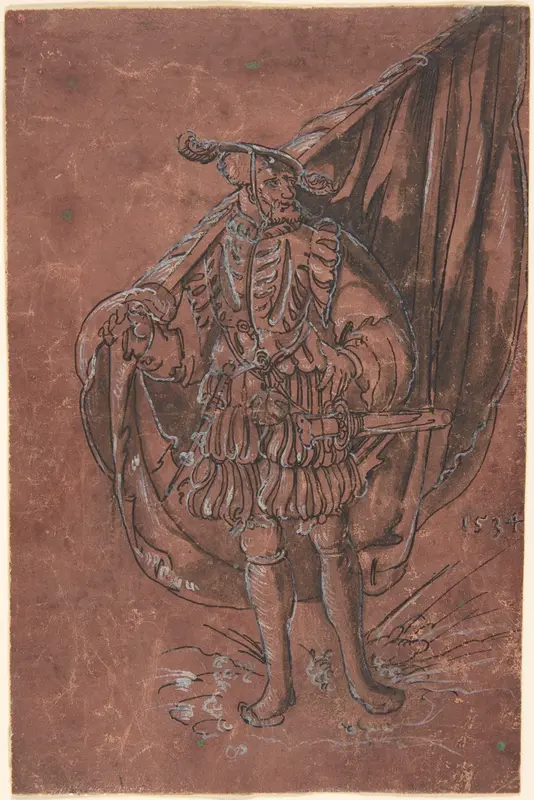 A Standard Bearer Wall Art by Anonymous, German, 16th century - High-Resolution Digital Print