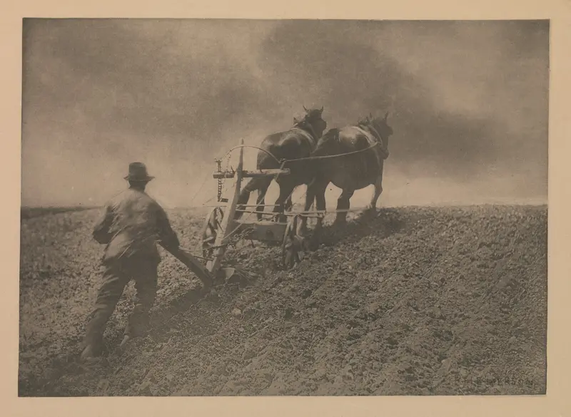 A Stiff Pull Wall Art by Peter Henry Emerson - High-Resolution Digital Print