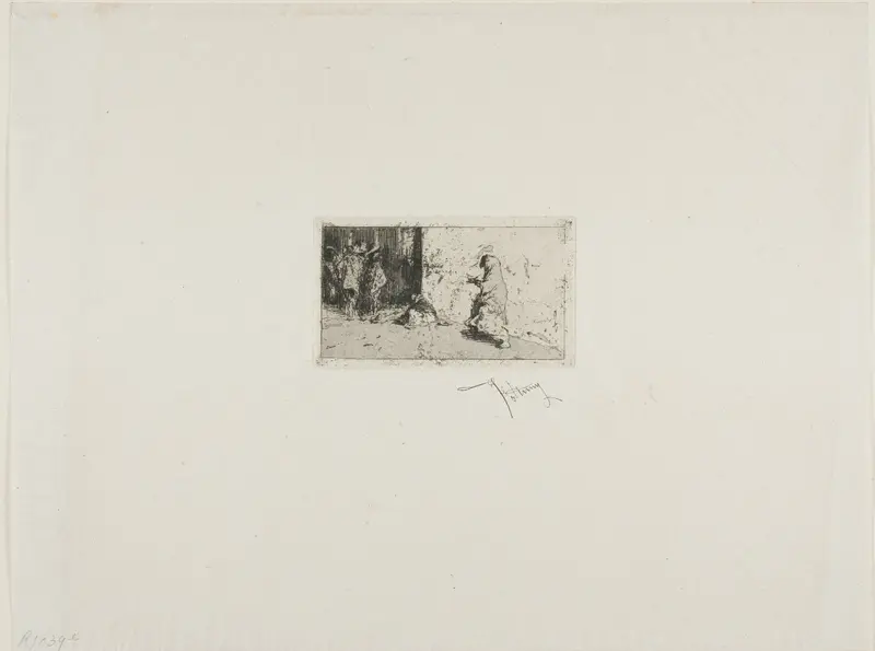A Street in Seville Wall Art by Mariano Fortuny y Marsal - High-Resolution Digital Print