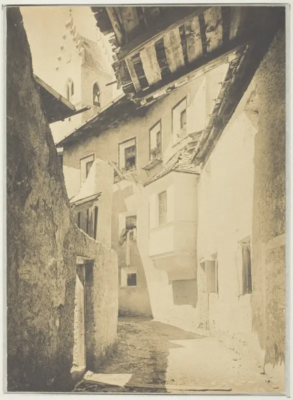 A Street in Sterzing, The Tyrol Wall Art by Alfred Stieglitz - High-Resolution Digital Print