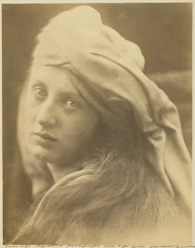 A Study of the Beatrice Cenci Wall Art by Julia Margaret Cameron - High-Resolution Digital Print
