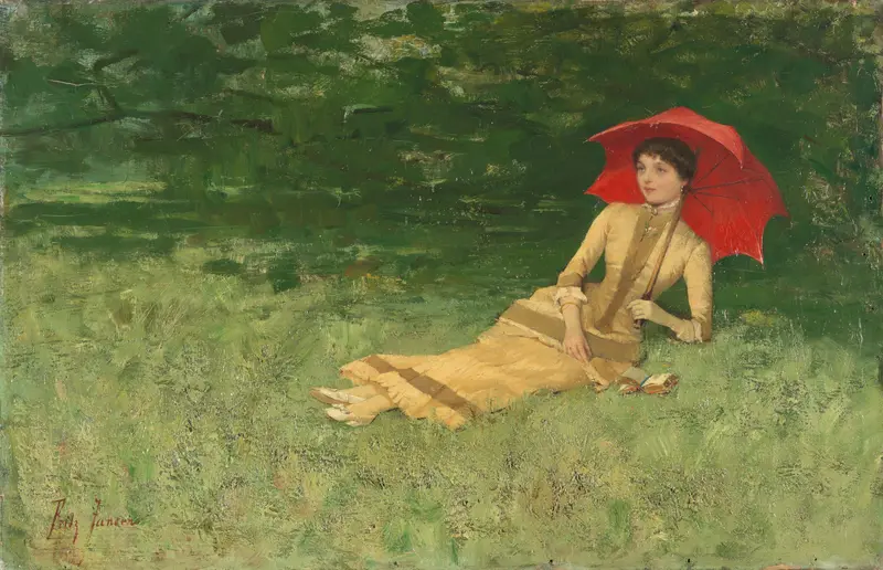 A Summer Afternoon Wall Art by Frits Jansen - High-Resolution Digital Print