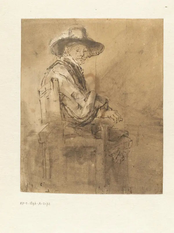 A Syndic of the Drapers’ Guild, Jacob van Loon, Seated Wall Art by Rembrandt van Rijn - High-Resolution Digital Print
