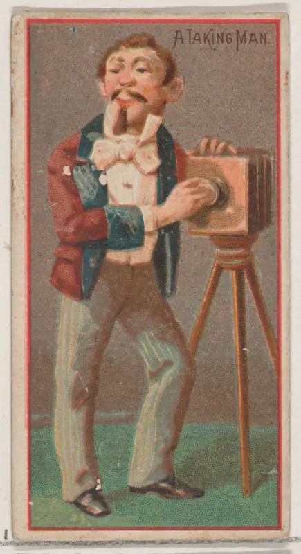 A Taking Man, from the Jokes series (N87) for Duke brand cigarettes Wall Art by W. Duke, Sons & Co. - High-Resolution Digital Print