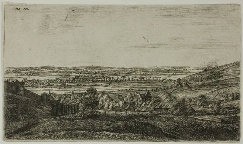 A Town in a Valley Wall Art by Anthonie Waterloo - High-Resolution Digital Print