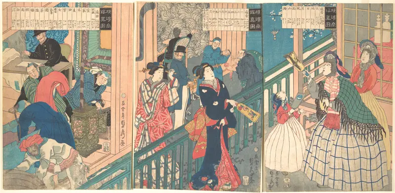 A True View of a Trading House of a Yokohama Merchant