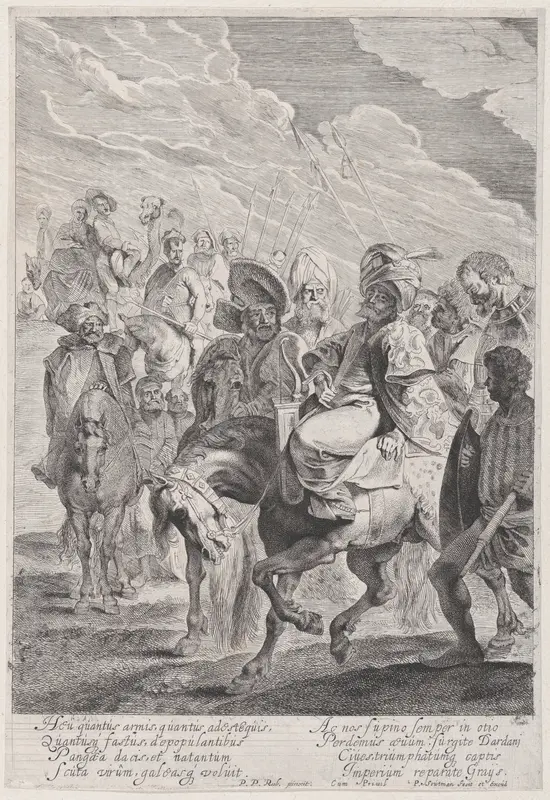 A Turkish Prince on Horseback