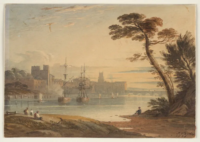 A View of Chester Wall Art by John Varley - High-Resolution Digital Print