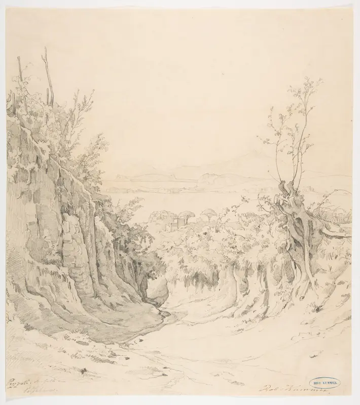 A view of Pozzuoli, seen from the Northeast Wall Art by Robert Kummer - High-Resolution Digital Print