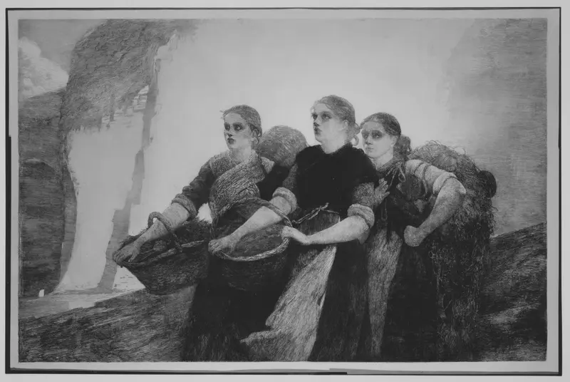 A Voice from the Cliffs Wall Art by Winslow Homer - High-Resolution Digital Print