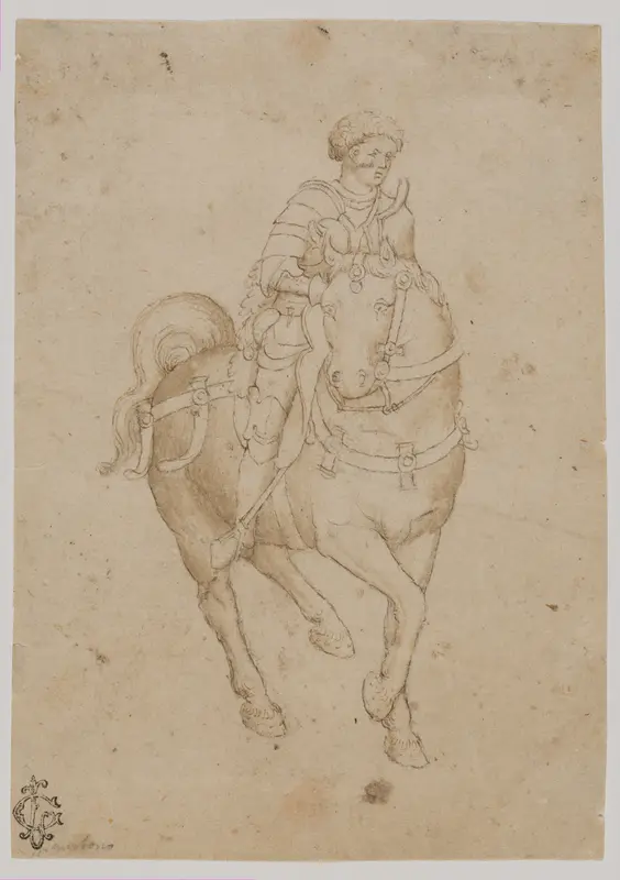 A Warrior on Horseback Wall Art by The Veneto - High-Resolution Digital Print